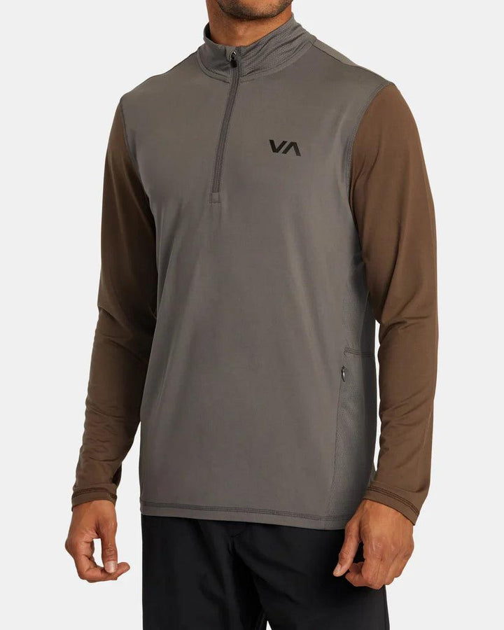 RVCA - RVCA Men's Sport Vent Half Zip Pullover - The Shoe Collective