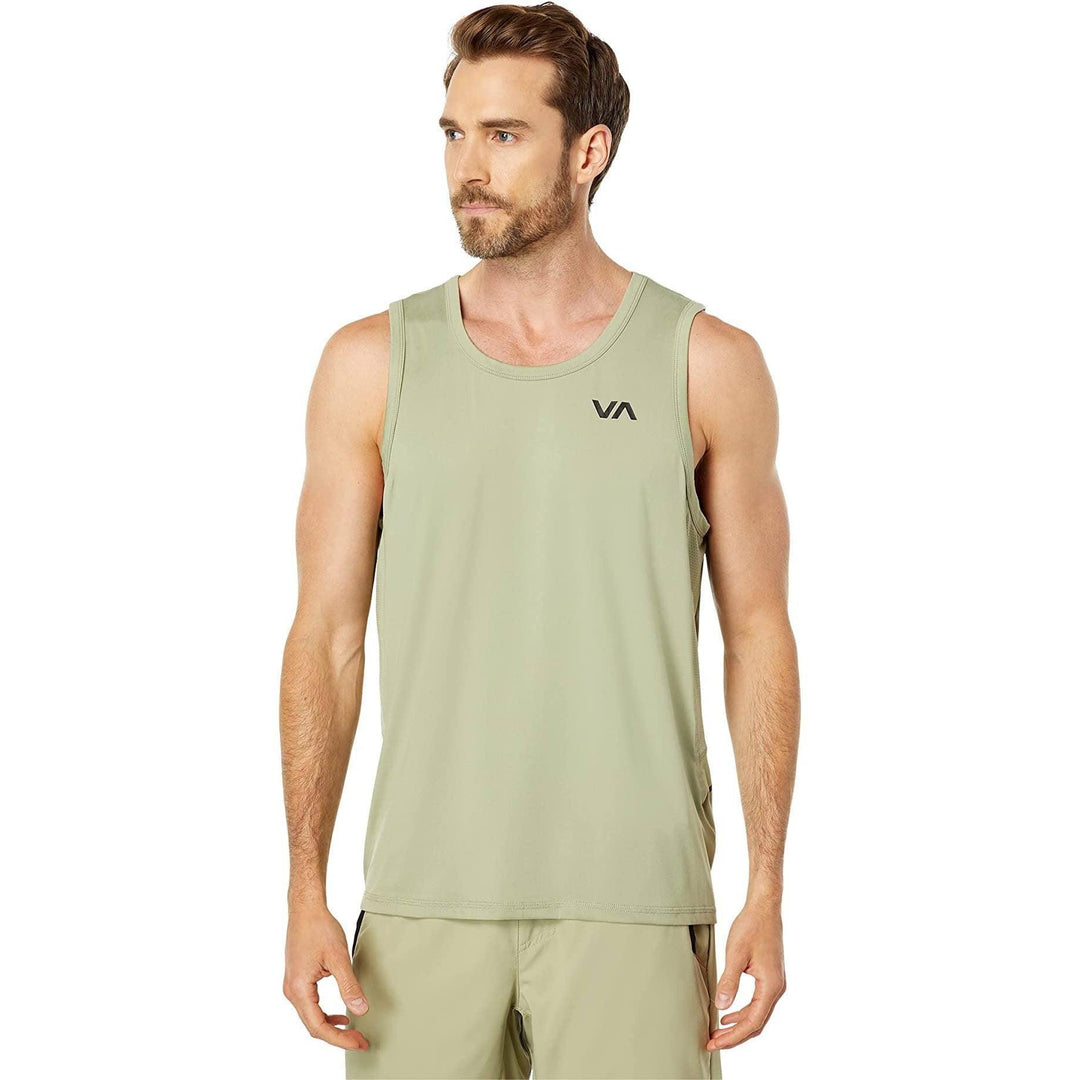 RVCA - Sport Vent Tank Army Grey pic 1 - The Shoe Collective