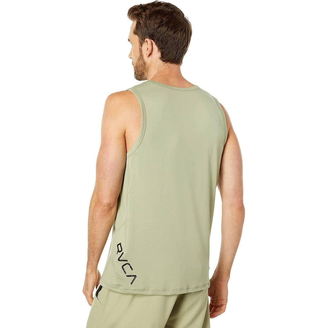 RVCA - Sport Vent Tank Army Grey pic 3 - The Shoe Collective