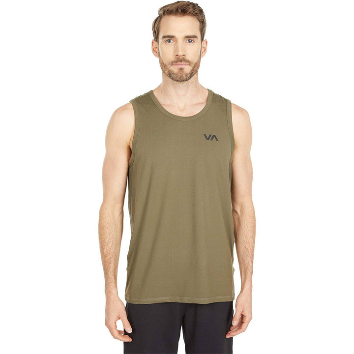RVCA - Sport Vent Tank Army Grey pic 6 - The Shoe Collective