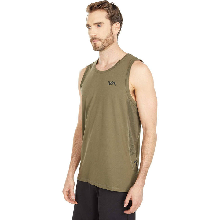 RVCA - Sport Vent Tank Army Grey pic 7 - The Shoe Collective