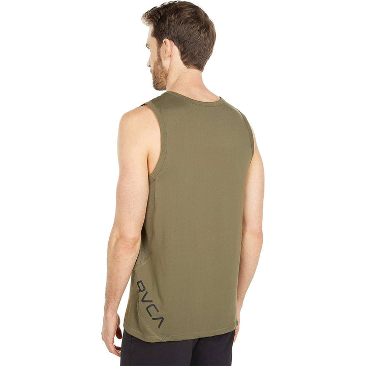RVCA - Sport Vent Tank Army Grey pic 8 - The Shoe Collective