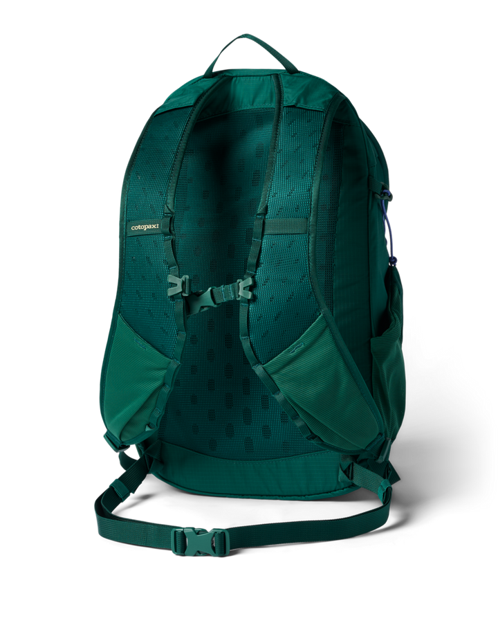 Cotopaxi Elqui 18L Backpack in Carbon and Kale colorways shown from multiple angles - View 10