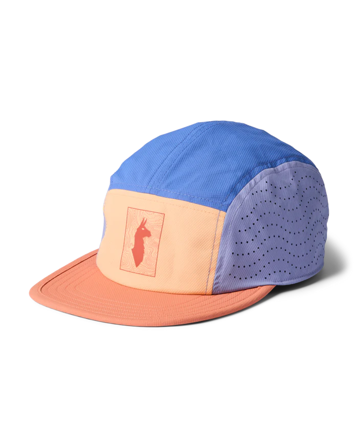 Cotopaxi Tech Plus 5-Panel Hat - Cantaloupe/Grapefruit 