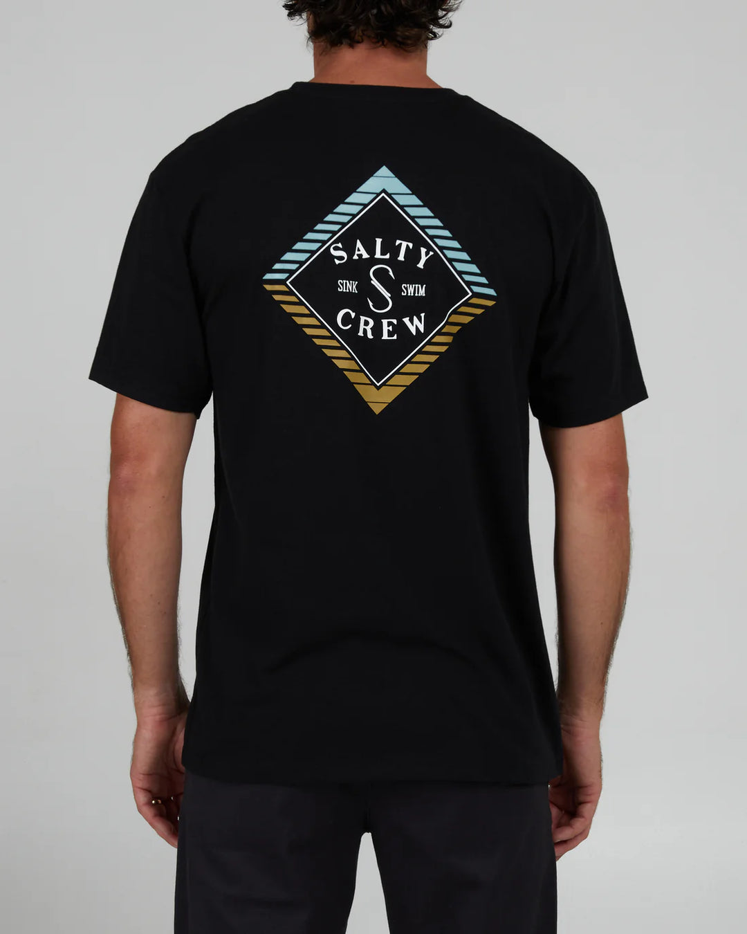 Salty Crew - Salty Crew Men's Faded Premium Tee Black pic 1 - The Shoe Collective