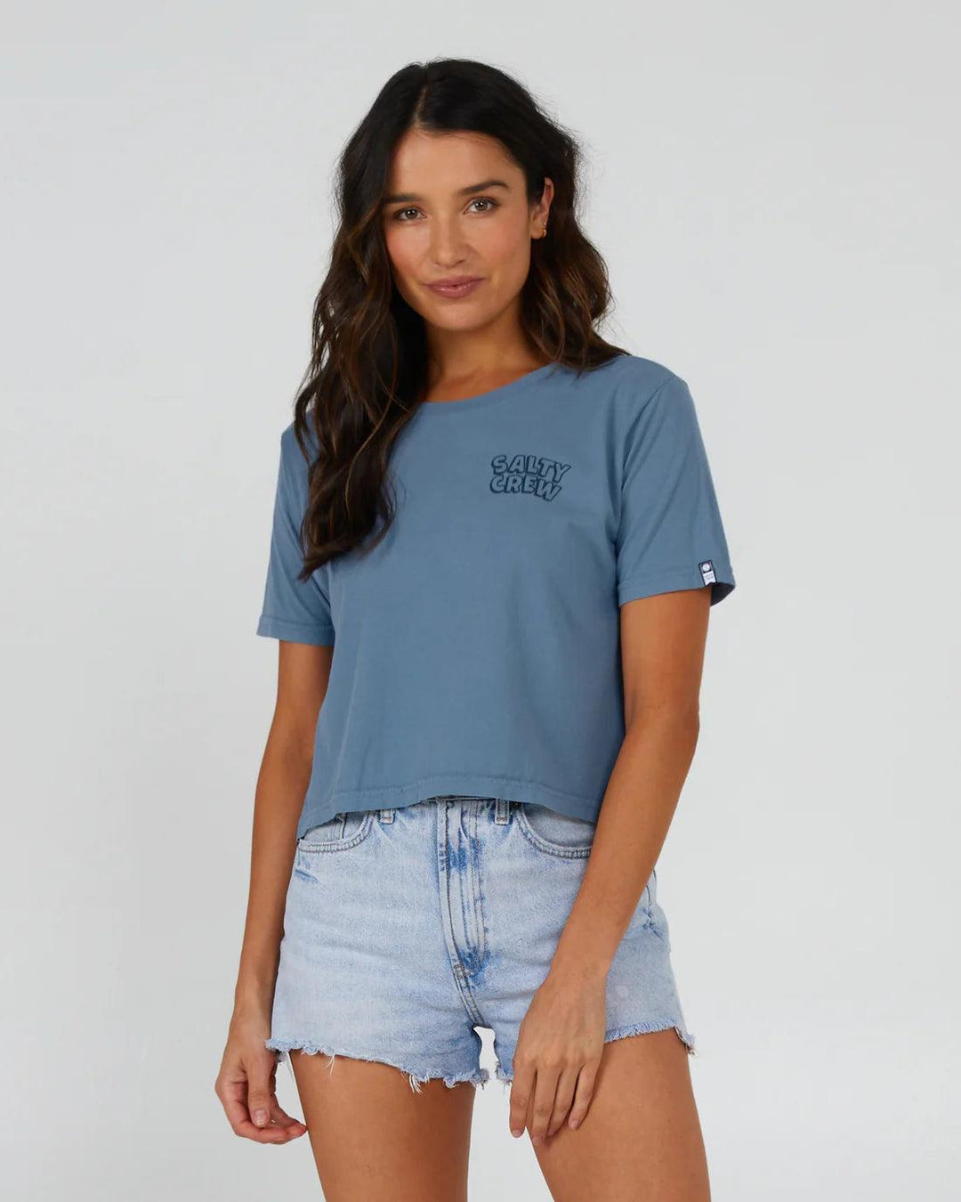 Salty Crew - Salty Crew Women's Floats Your Boat Crop Tee - The Shoe Collective