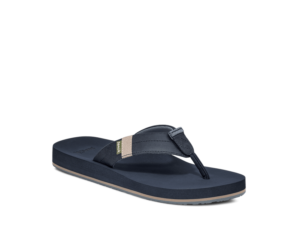 Sanuk - Sanuk Men's Ziggy Switchfit Navy - The Shoe Collective