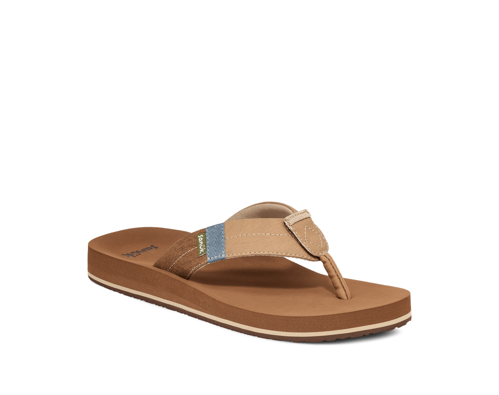 Sanuk - Sanuk Men’s Ziggy Switchfit Sandal Tan - The Shoe Collective