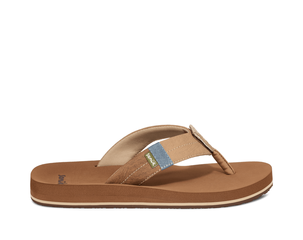 Sanuk - Sanuk Men’s Ziggy Switchfit Sandal Tan - The Shoe Collective