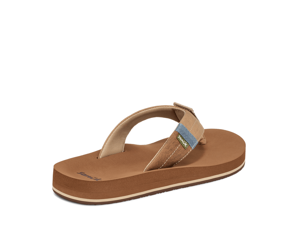 Sanuk - Sanuk Men’s Ziggy Switchfit Sandal Tan - The Shoe Collective