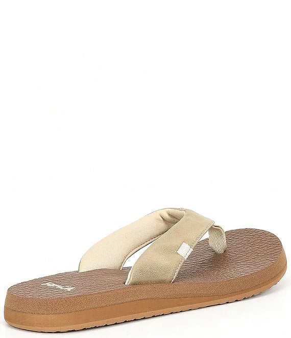 Sanuk - Sanuk Women's Yoga Mat Metallic Sandal Champagne - The Shoe Collective