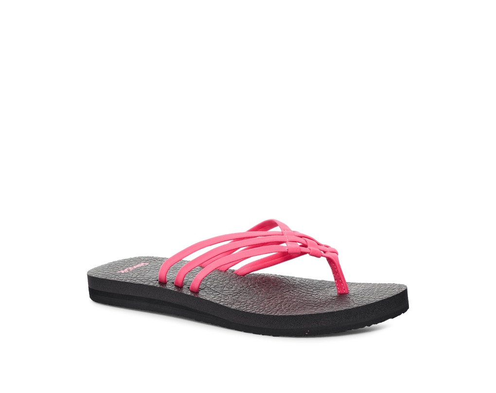 Sanuk - Sanuk Women’s Yoga Sandy Sandal Hot Pink - The Shoe Collective