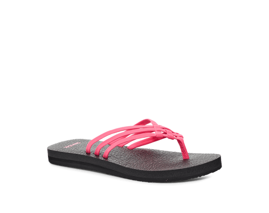 Sanuk - Sanuk Women’s Yoga Sandy Sandal Hot Pink - The Shoe Collective