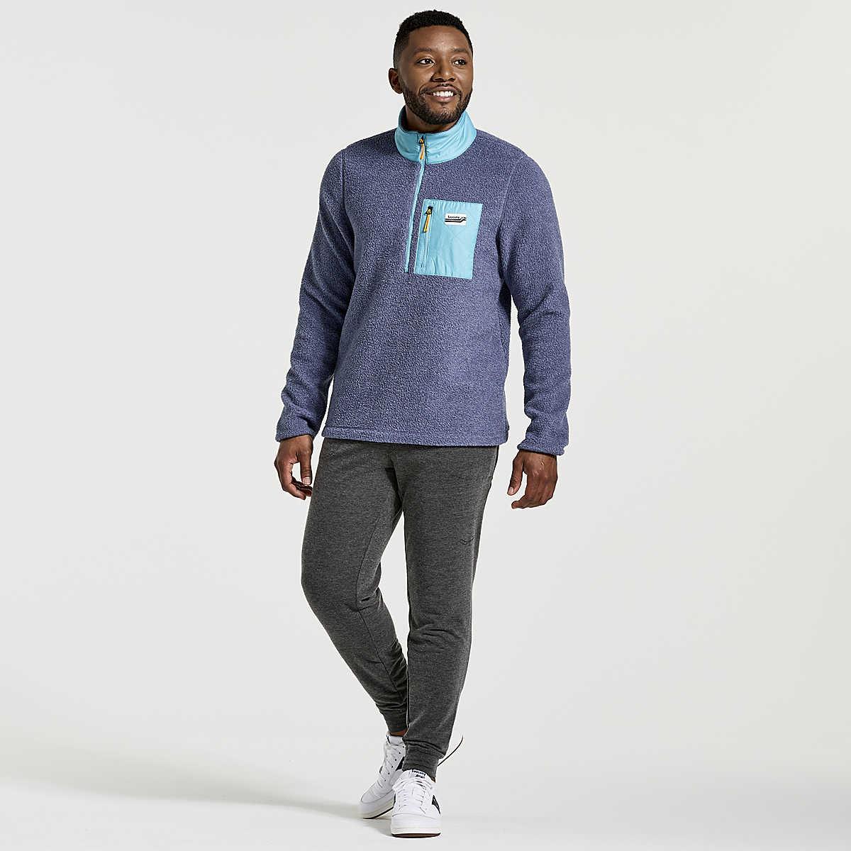 Saucony - Men's Rested Sherpa 1/4 Zip - The Shoe Collective