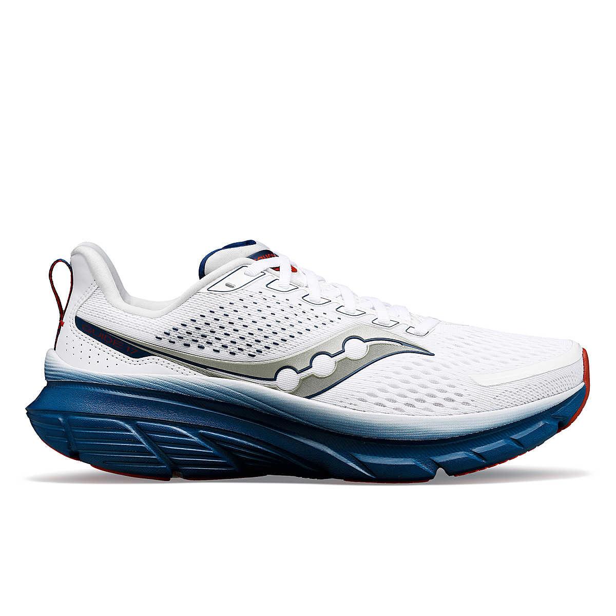 Saucony - Saucony Men's Guide 17 Running Shoe white navy - The Shoe Collective