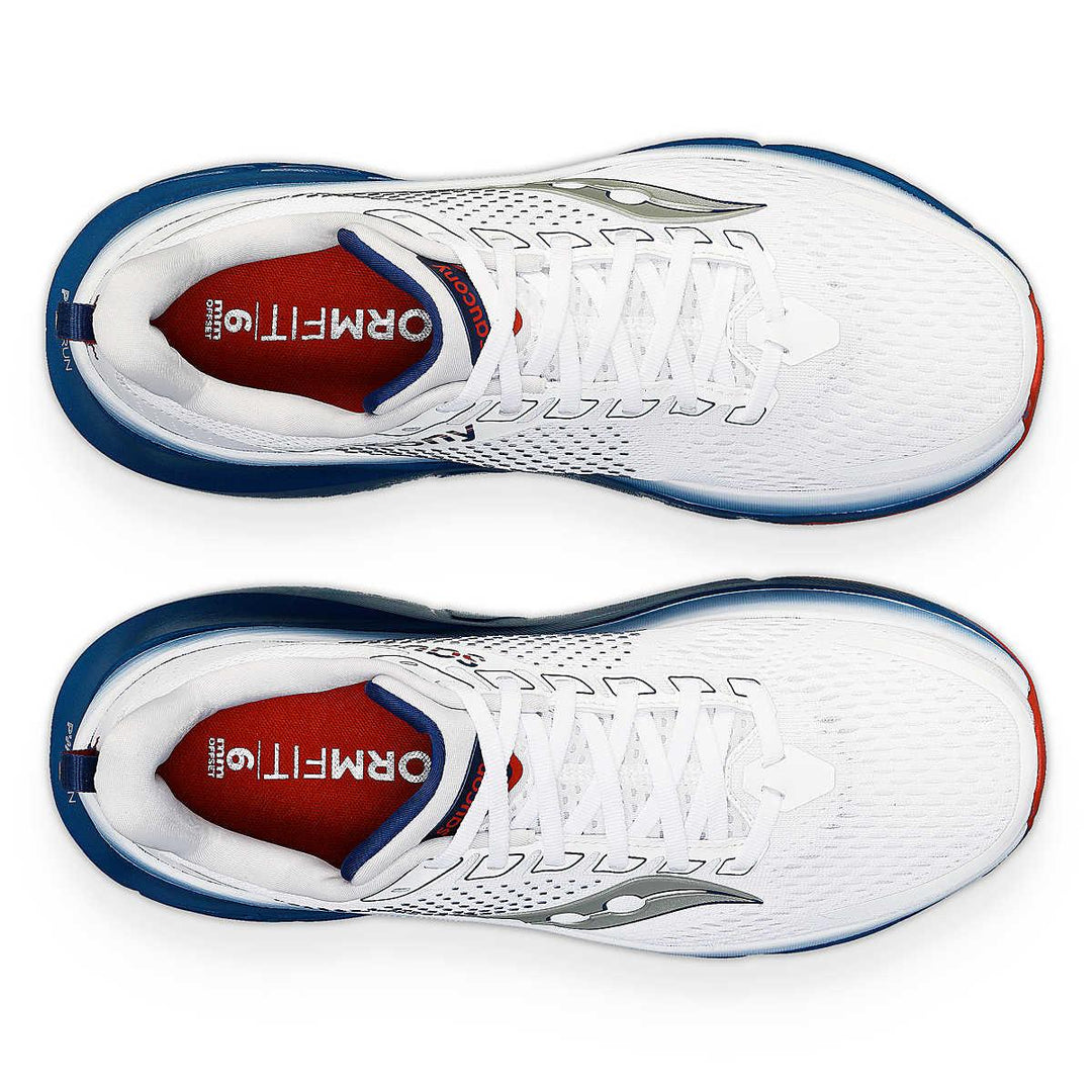 Saucony - Saucony Men's Guide 17 Running Shoe white navy - The Shoe Collective