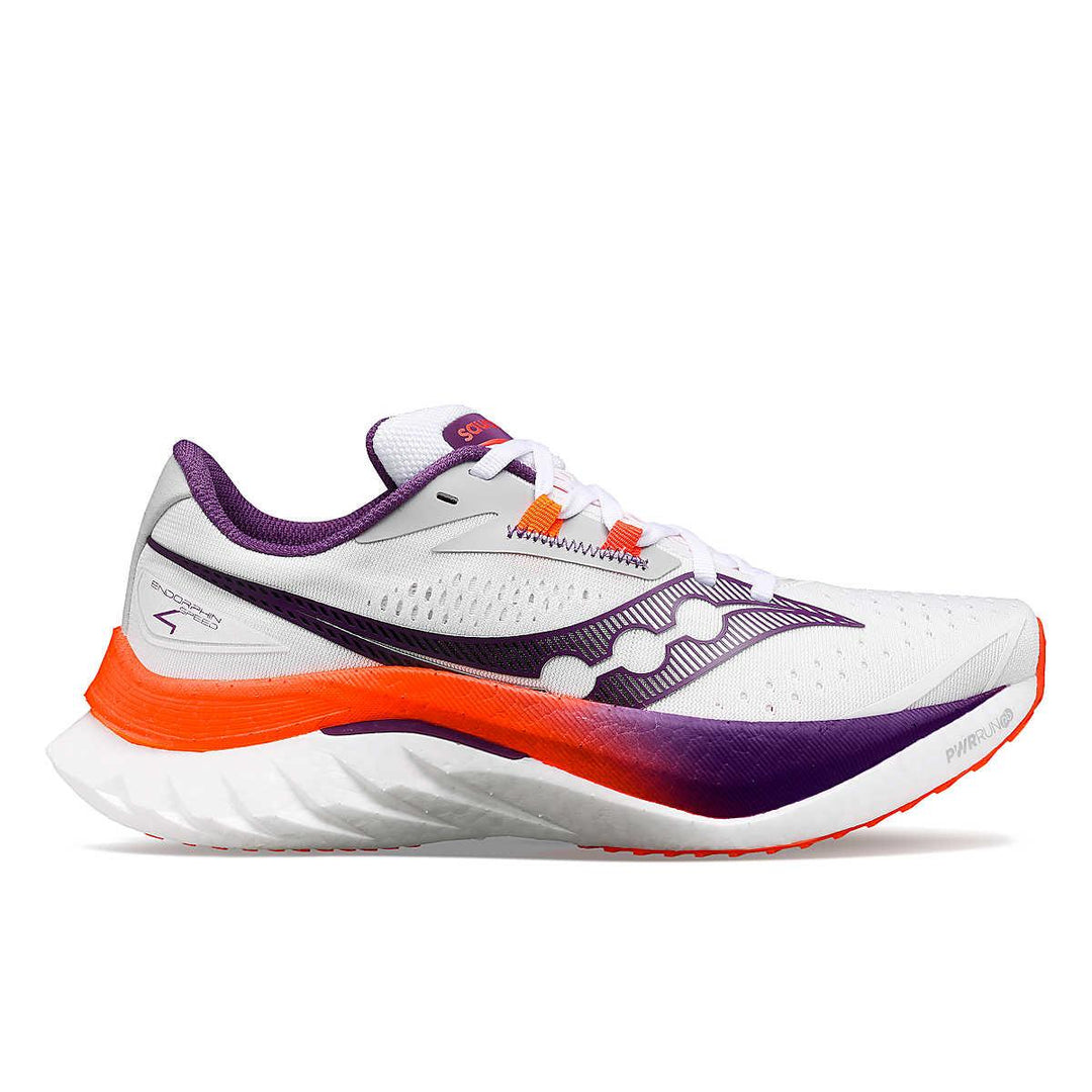 Saucony Women's Endorphin Speed 4 Running Shoe White - The Shoe Collective