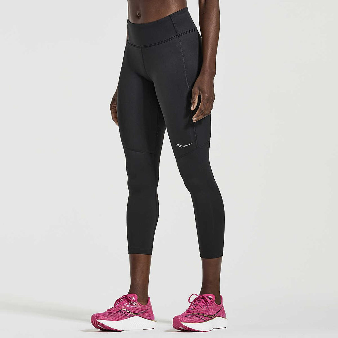 Saucony - Women's Fortify Crop Leggings - The Shoe Collective