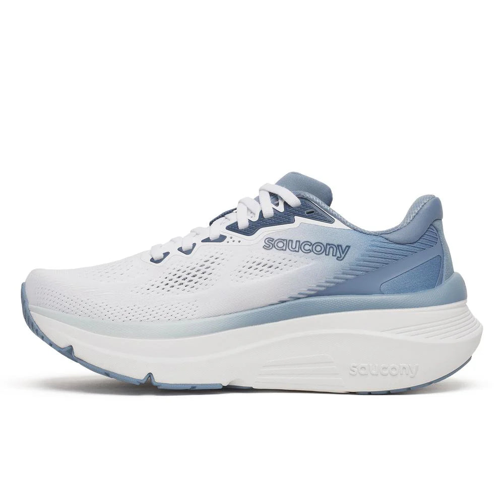 Saucony Guide 19 Women’s Running Shoe - White / Storm 2