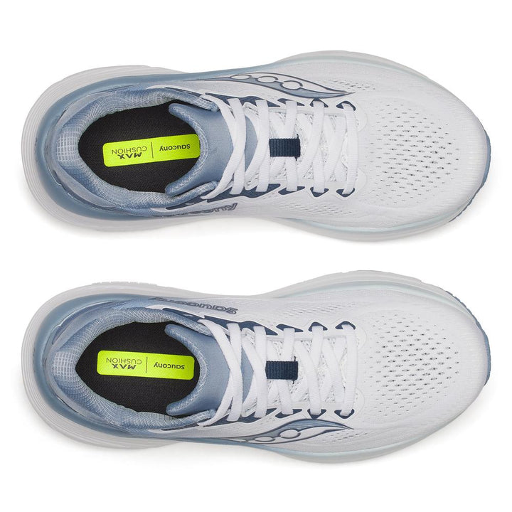 Saucony Guide 19 Women’s Running Shoe - White / Storm 3