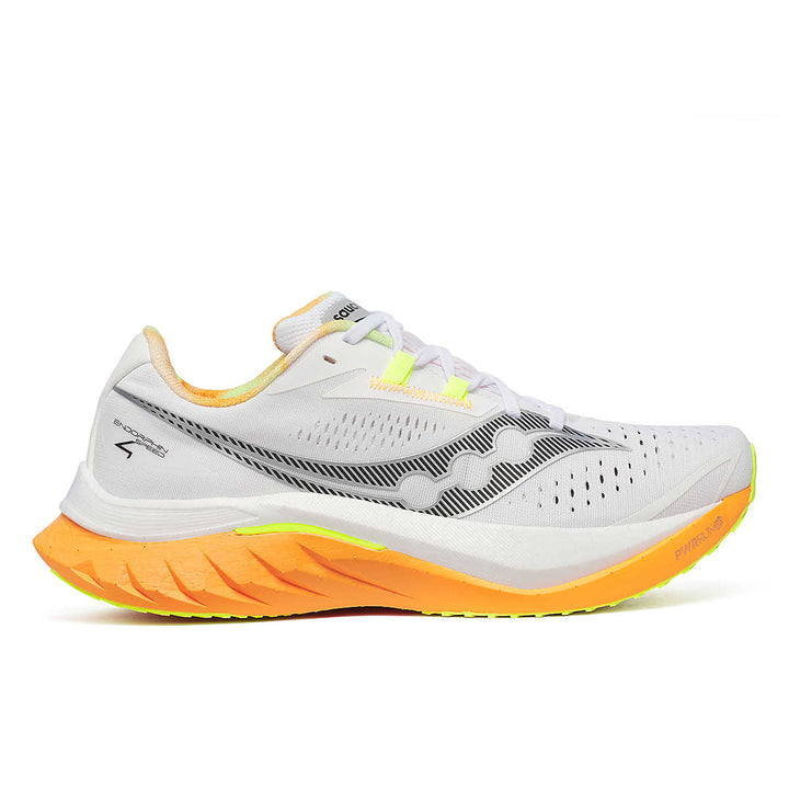 Saucony Men's Endorphin Speed 4 Running Shoes - White / Peel