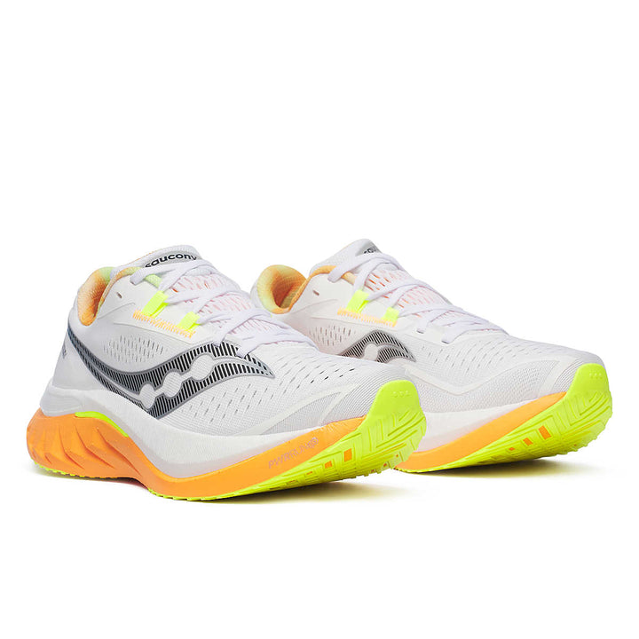 Saucony Men's Endorphin Speed 4 Running Shoes - White / Peel 1