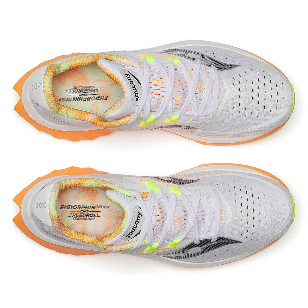 Saucony Men's Endorphin Speed 4 Running Shoes - White / Peel 4