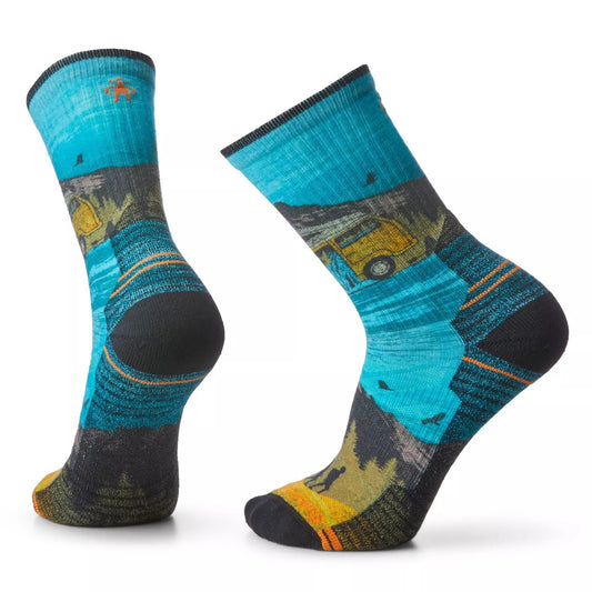 Smartwool - Hike Great Excursion Print Crew Socks - The Shoe Collective