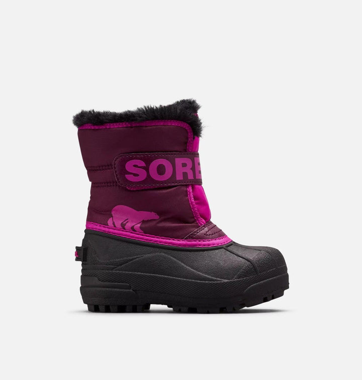 Sorel - Sorel Girls Snow Commander Boot Purple Dahlia / Groovy Pink pic 1 - The Shoe Collective