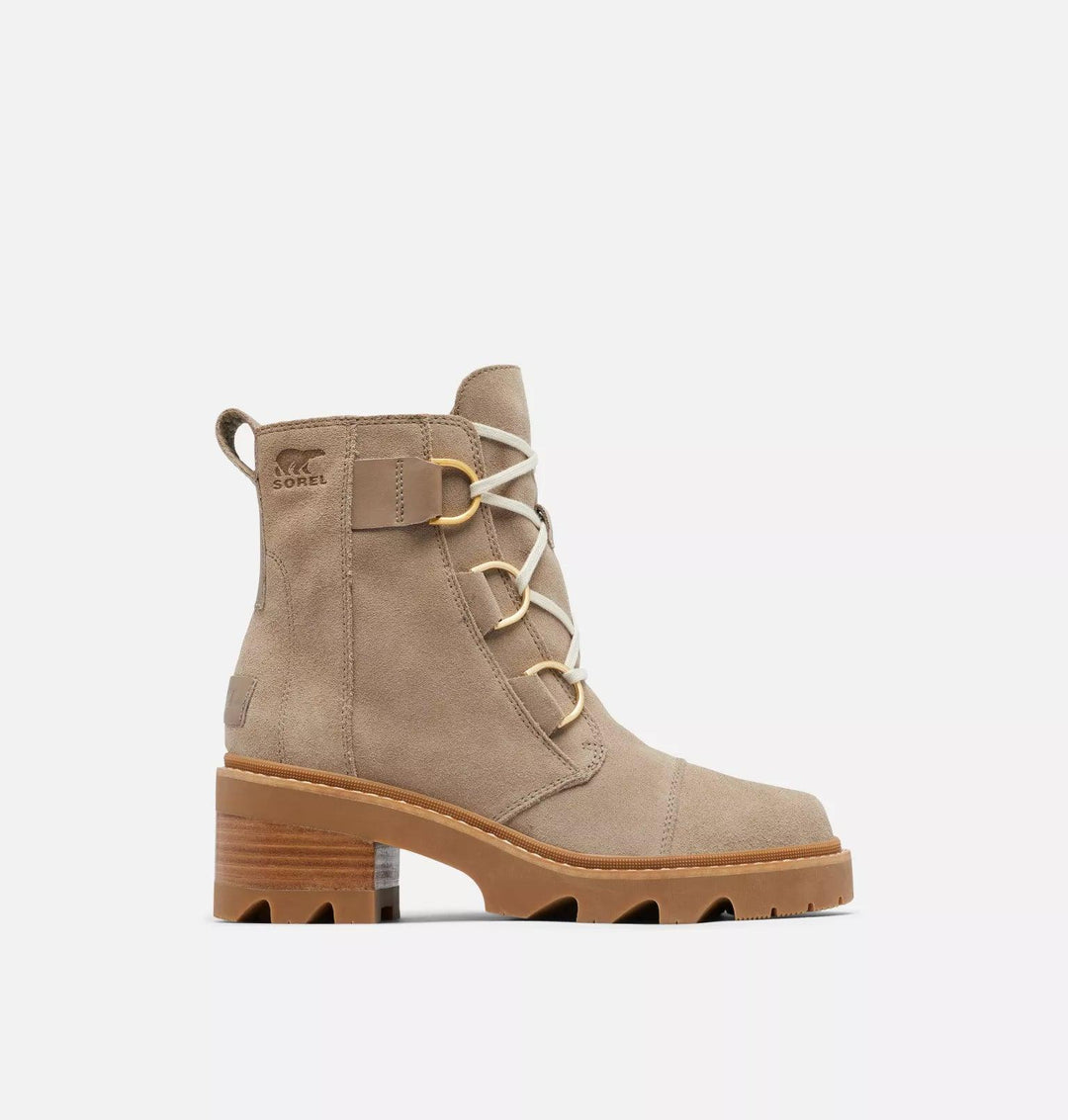 Sorel - Sorel Women’s Joan Now Lace Waterproof Boot Omega Taupe, Gum pic 9 - The Shoe Collective