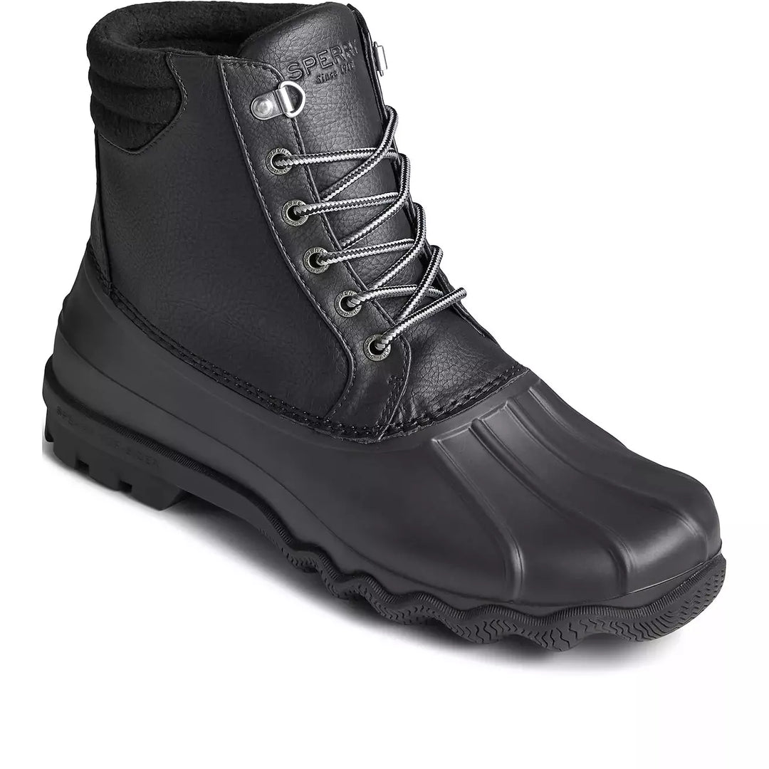 Sperry - Sperry Men's Avenue Duck Synth Boot Black pic 1 - The Shoe Collective