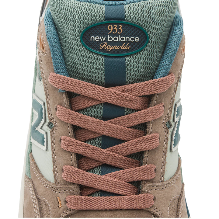 New Balance Men's Andrew Reynolds 933 - Green / Brown 3