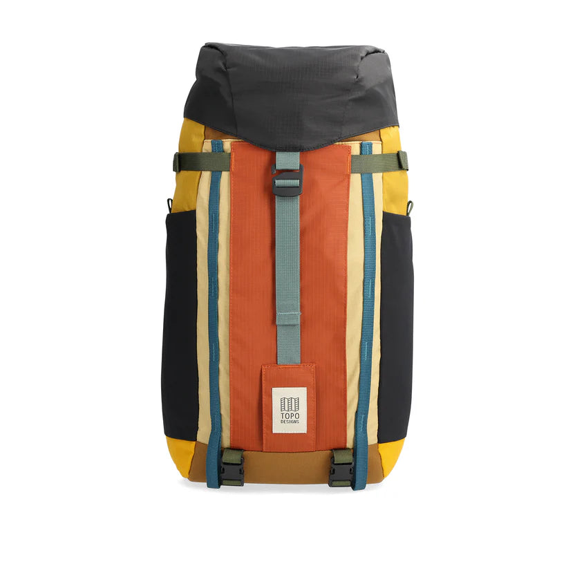 Topo Designs - Topo Designs Mountain Pack 16L 2.0 Mustard / Black - The Shoe Collective