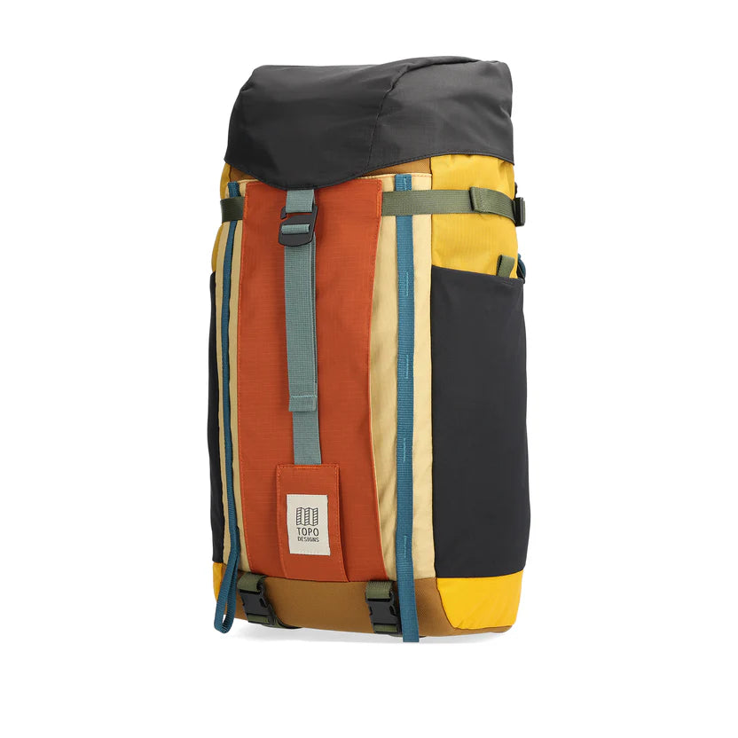 Topo Designs - Topo Designs Mountain Pack 16L 2.0 Mustard / Black - The Shoe Collective