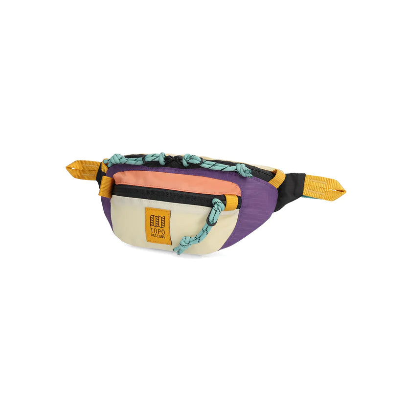 Topo Designs - Topo Designs Mountain Waist Pack Loganberry/Bone White - The Shoe Collective