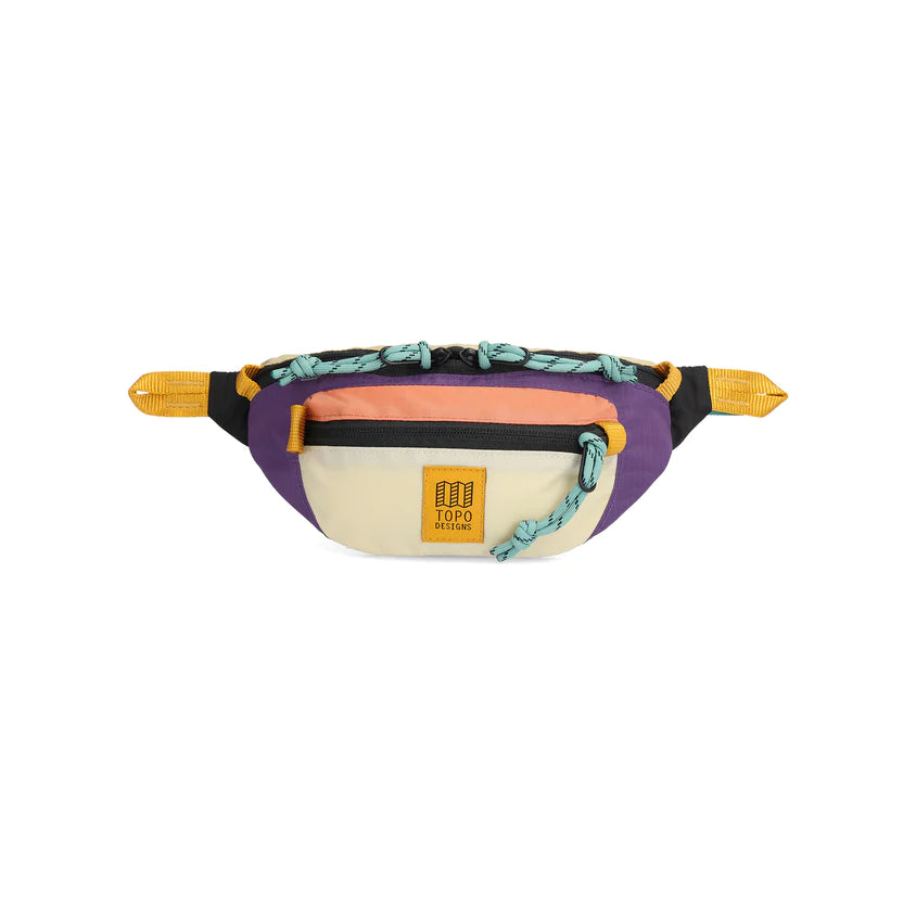 Topo Designs - Topo Designs Mountain Waist Pack Loganberry/Bone White - The Shoe Collective