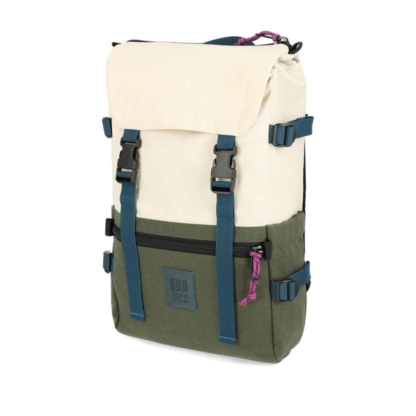 Topo Designs - Topo Designs Rover Pack Classic Bone White/Olive Bone White/Olive pic 1 - The Shoe Collective