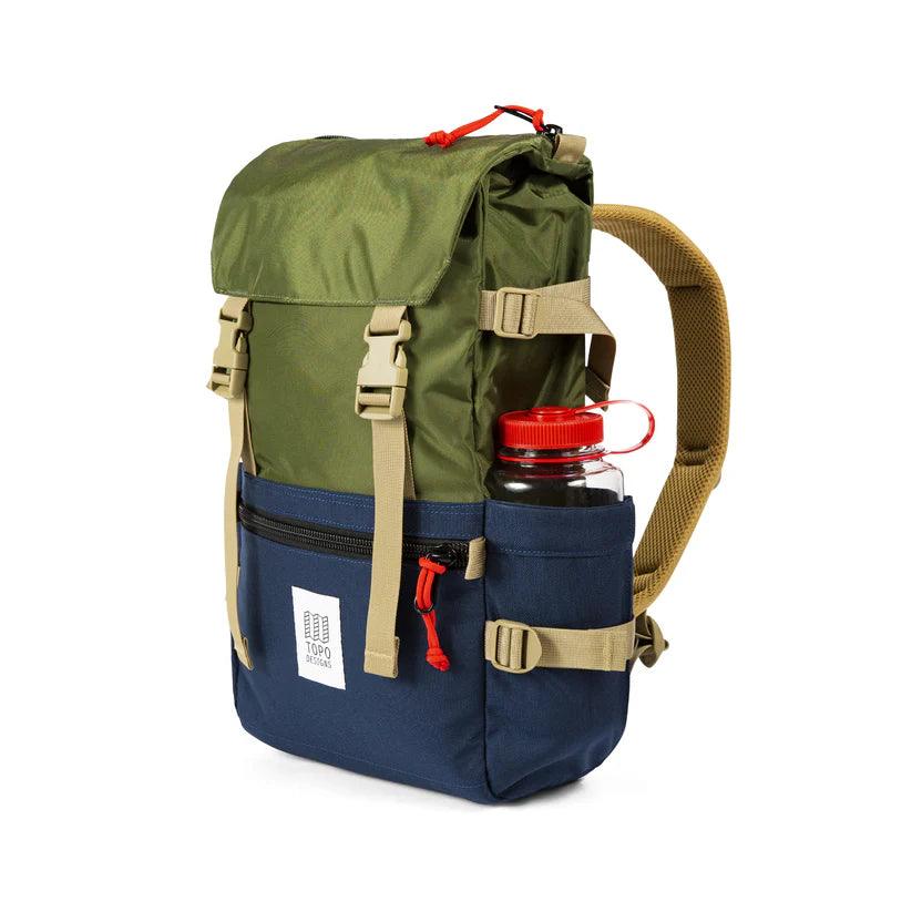 Topo Designs - Topo Designs Rover Pack Classic Dark Khaki/Navy - The Shoe Collective