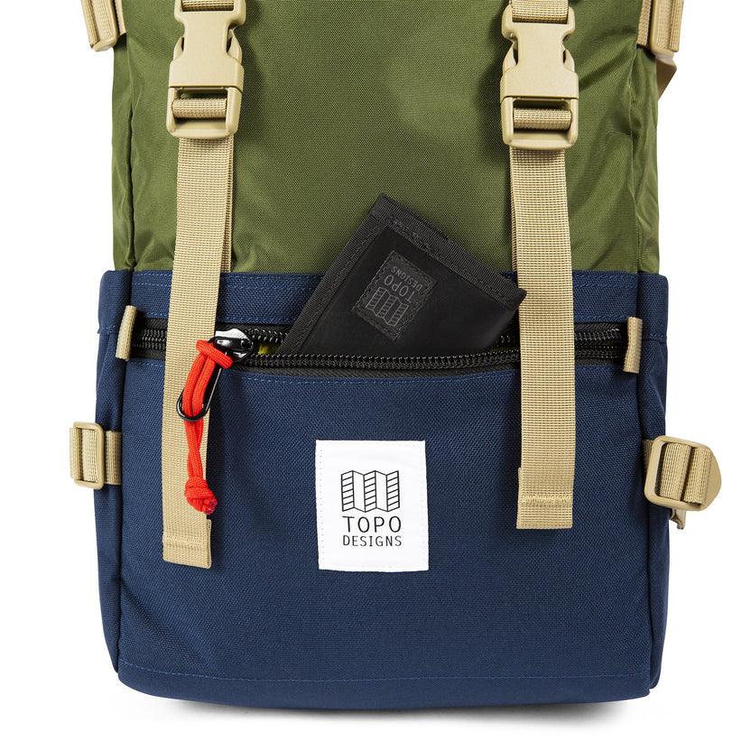 Topo Designs - Topo Designs Rover Pack Classic Dark Khaki/Navy - The Shoe Collective