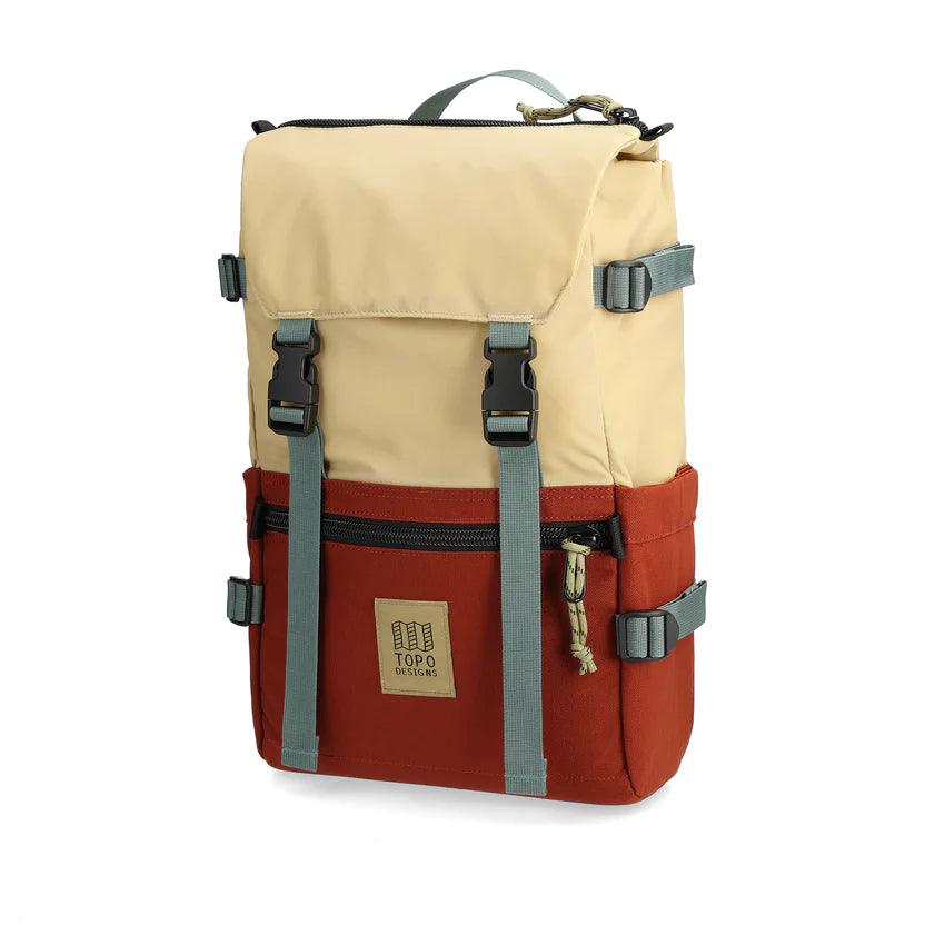 Topo Designs - Topo Designs Rover Pack Classic Sahara/Fire Brick - The Shoe Collective