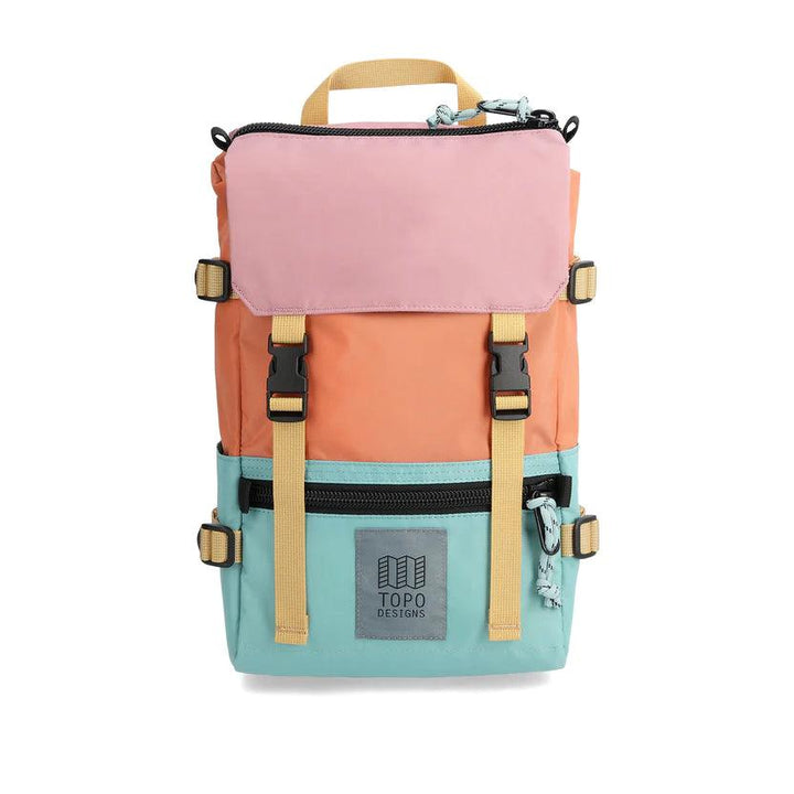 Topo Designs - Topo Designs Rover Pack Mini Rose/Geode Green - The Shoe Collective