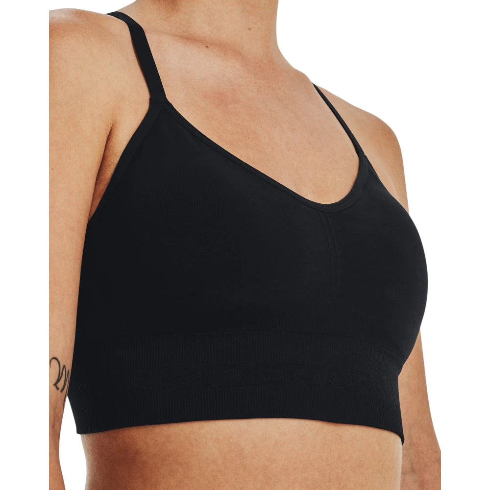 Under Armour Women's UA Train Seamless Low Sports Bra - Black