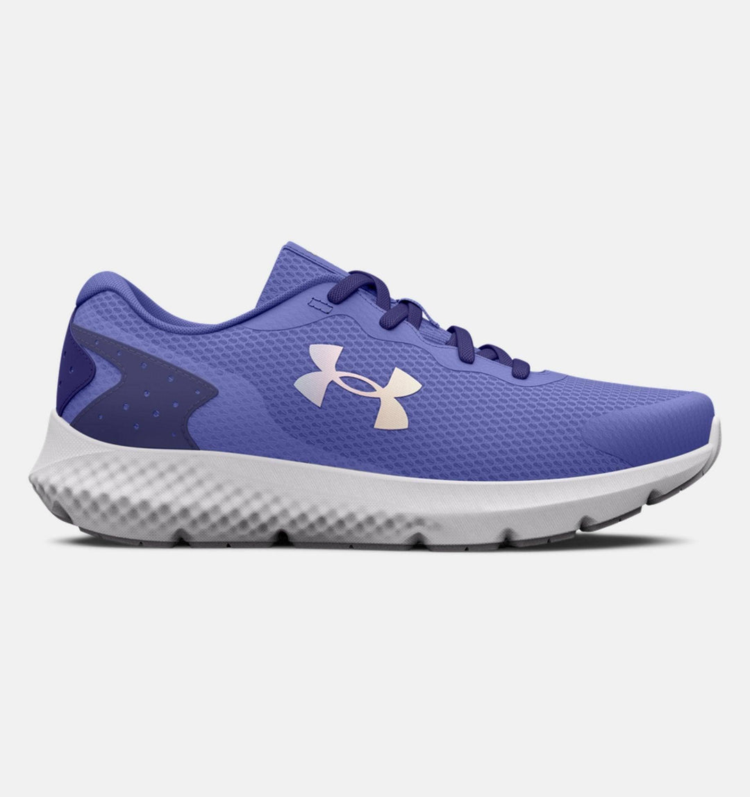 Under Armour - Girls' Pre-School UA Rogue 3 AL Running Shoes Baja Blue / Sonar Blue pic 1 - The Shoe Collective