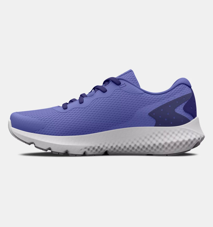 Under Armour - Girls' Pre-School UA Rogue 3 AL Running Shoes Baja Blue / Sonar Blue pic 2 - The Shoe Collective