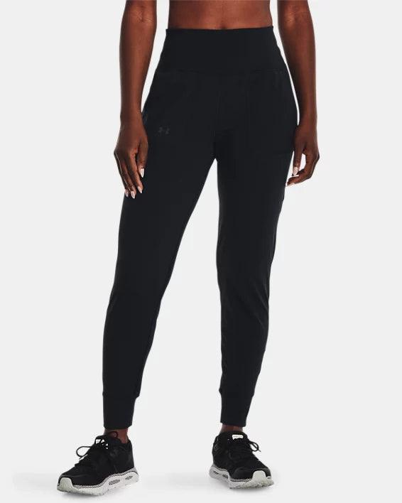 Under Armour - UA Women’s Motion Joggers Black/Jet Gray pic 1 - The Shoe Collective