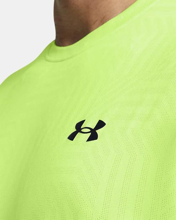 Under Armour - Under Armour Mens Tech Vent Geotessa Short sleeve Top - The Shoe Collective