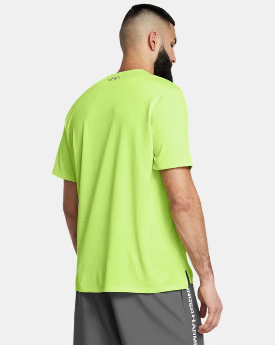 Under Armour - Under Armour Mens Tech Vent Geotessa Short sleeve Top - The Shoe Collective