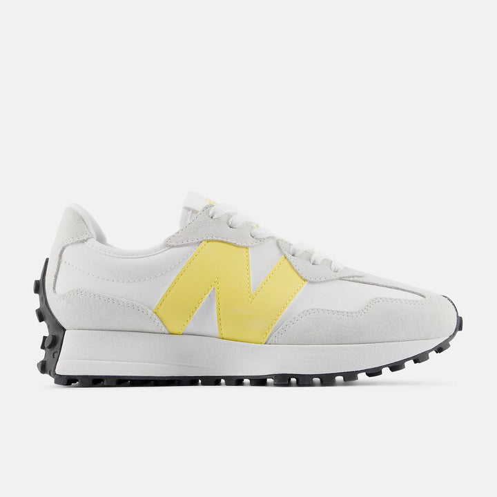 New Balance Women’s 327 Shoes - White with Starburst