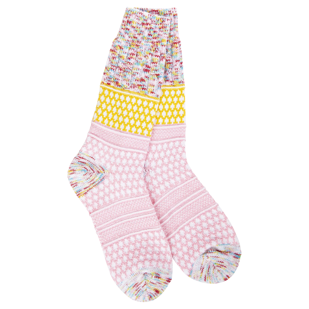 Worlds Softest Socks - World’s Softest Holiday Gallery Textured Crew Whimsical Multi - The Shoe Collective