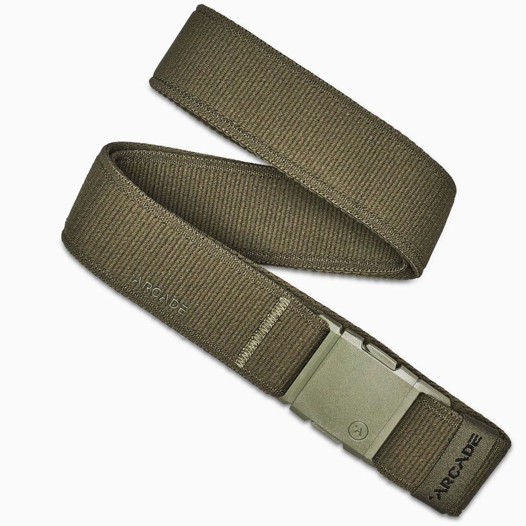 Arcade Belts - Atlas A2 Stretch Belt Ivy Green pic 1 - The Shoe Collective